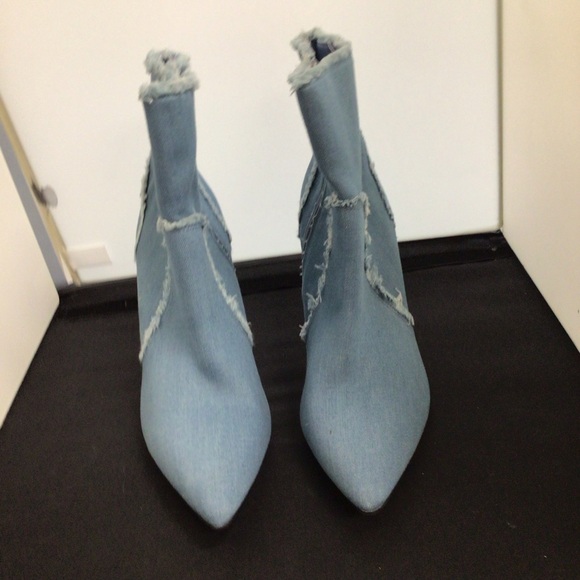 MIA Denim Ankle Boots - Picture 1 of 9